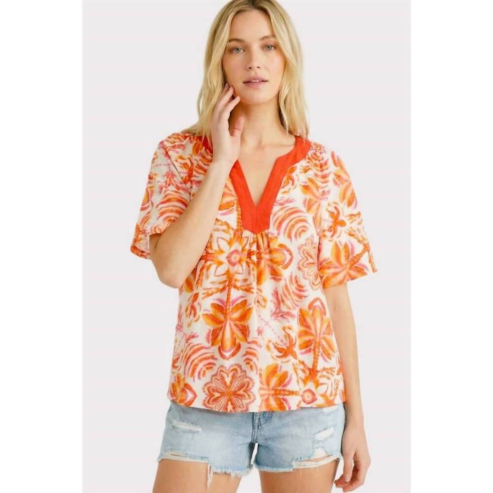 NEW STACCATO catrina top in orange
